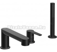 Смеситель на борт ванны Ravak Puri PU 026.20 матовый черный
