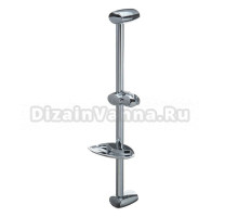 Melodia Della Vita стойка для душа с мыльницей из нержавеющей стали, цвет хром, длина 60 см