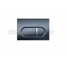 Кнопка смыва для унитаза AQUATEK KDI-0000050 АБС-пластик, цвет матовая оружейная сталь