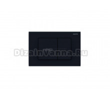 Кнопка смыва для унитаза AQUATEK Pneumo S PNS-0000005 АБС-пластик, цвет матовый черный