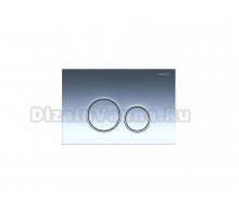 Кнопка смыва для унитаза AQUATEK Pneumo S PNS-0000012 АБС-пластик, цвет глянцевый хром