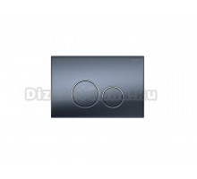 Кнопка смыва для унитаза AQUATEK Pneumo S PNS-0000014 АБС-пластик, цвет матовая оружейная сталь