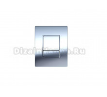 Кнопка смыва для унитаза AQUATEK Pneumo N PNN-0000002 АБС-пластик, цвет глянцевый хром