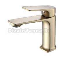 Смеситель для раковины Frap H86 F1086-3 золотой сатин