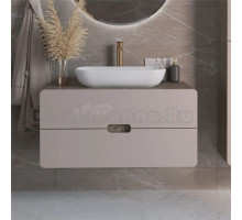 Тумба с раковиной 1MarKa Vortex 100 орех каньон, латте