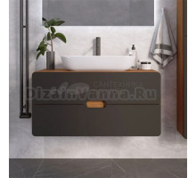 Тумба с раковиной 1MarKa Vortex 100 орех ноче, найт