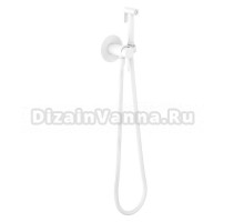 Гигиенический душ Timo Saona 2338/16SM со смесителем, С ВНУТРЕННЕЙ ЧАСТЬЮ, матовый белый