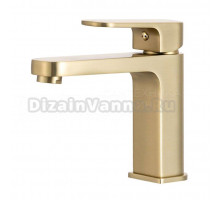 Смеситель для раковины Frap H89 F1089-3 золотой сатин