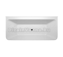 Акриловая ванна Ravak Freedom D 170x80 см, пристенная, белая, на ножках, со сливом-переливом