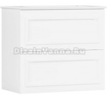 Тумба под раковину без столешницы Belux София 65 подвесная, белая глянцевая