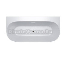 Акриловая ванна Ravak Freedom XC00D00051 170x80 см, пристенная, белая, на ножках, со сливом-переливом