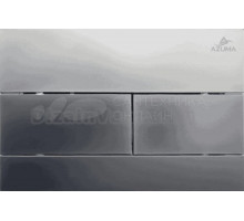 Кнопка смыва для унитаза AZUMA Slim13 AZU013.06 пластик, цвет матовый хром