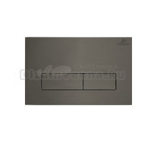 Кнопка смыва для унитаза AZUMA Estilo AZU002.08 пластик, цвет матовый серый