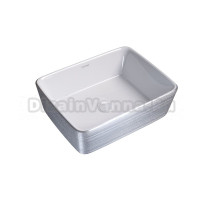 Накладная раковина Grossman Color GR-3016 48 серебро, белая, прямоугольная, фаянс