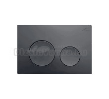 Кнопка смыва для унитаза AZUMA Ronda AZU003.04 пластик, цвет матовый черный