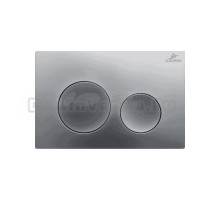 Кнопка смыва для унитаза AZUMA Ronda AZU003.06 пластик, цвет матовый хром