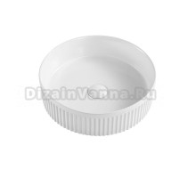 Накладная раковина Grossman Cristal GR-3060 40 глянцевая белая, круглая, фаянс