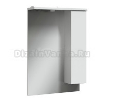 Зеркало-шкаф Belux Мадейра 55 глянцевый белый