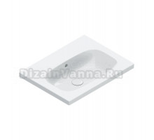 Раковина подвесная Catalano Alvea 0620600001 60 глянцевая белая, прямоугольная