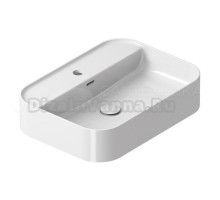 Накладная раковина Ravak Ceramic Slim Shelf R 55 глянцевая белая, прямоугольная, с 1 отверстием под смеситель