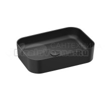 Накладная раковина Ravak Ceramic R Slim 55 матовая черная, прямоугольная