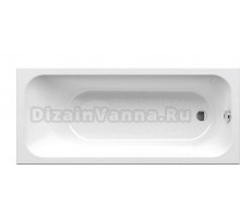 Акриловая ванна Ravak Chrome 180x80 см, пристенная, белая, на ножках