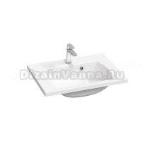 Мебельная раковина Ravak Classic II 60 накладная, глянцевая белая, прямоугольная, искусственная мрамор