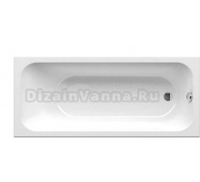 Акриловая ванна Ravak Chrome Slim 180x80 см, пристенная, белая, на ножках
