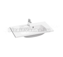 Мебельная раковина Ravak Classic II 80 накладная, глянцевая белая, прямоугольная, искусственная мрамор