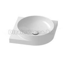 Раковина Ravak Yard XJX01245000 450 C глянцевая белая, квадратная, угловая