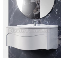 Тумба под раковину без столешницы Belux Анжело НП 110-01 подвесная, матовая белая