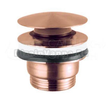 Донный клапан для раковины Newform X-Steel 316 24686.59.067 универсальный, copper bronze