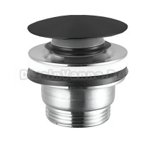 Донный клапан для раковины Newform X-Steel 316 24686.59.064 универсальный, gun metal