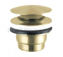 Донный клапан для раковины Newform X-Steel 316 24686.59.098 универсальный, pale gold