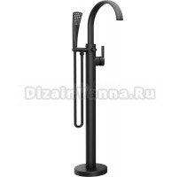 Напольный смеситель для ванны с душем Ravak Freedom FM 080.20BL С ВНУТРЕННЕЙ ЧАСТЬЮ, черный