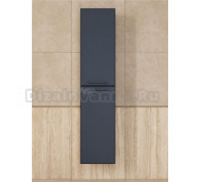 Шкаф-пенал для ванной Uperwood Foster New 40 подвесной, матовый черный