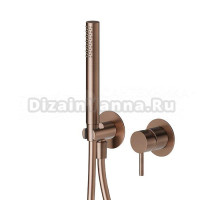 Встраиваемый смеситель для душа и ванны Newform X-Steel 316 69676EX.59.067 С ВНУТРЕННЕЙ ЧАСТЬЮ, copper bronze