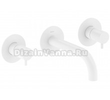 Встраиваемый смеситель для душа и ванны Ravak Espirit ES 021.10WV.O1 С ВНУТРЕННЕЙ ЧАСТЬЮ, белый вельвет