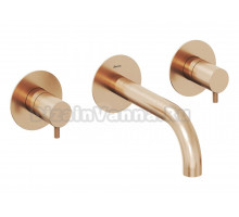 Встраиваемый смеситель для душа и ванны Ravak Espirit ES 021.60RGB.O1 С ВНУТРЕННЕЙ ЧАСТЬЮ, брашированное розовое золото