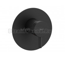 Встраиваемый смеситель для душа и ванны Ravak Espirit ES 061.00CR.O2 С ВНУТРЕННЕЙ ЧАСТЬЮ, матовый черный