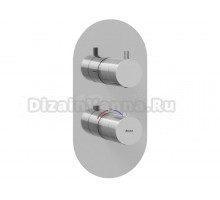 Термостатический смеситель встраиваемый Ravak Espirit ES 063.00CR.O2.RB07C С ВНУТРЕННЕЙ ЧАСТЬЮ, для ванны с душем, хром