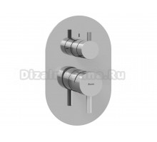 Встраиваемый смеситель для душа и ванны Ravak Espirit ES 065.00CR.O2.RB07E хром