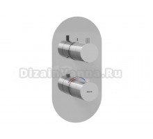 Термостатический смеситель встраиваемый Ravak Espirit ES 067.00CR.O3.RB07C С ВНУТРЕННЕЙ ЧАСТЬЮ, для ванны с душем, хром