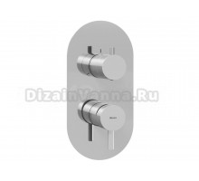 Встраиваемый смеситель для душа и ванны Ravak Espirit ES 068.00CR.O3.RB07F С ВНУТРЕННЕЙ ЧАСТЬЮ, хром