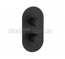 Встраиваемый смеситель для душа и ванны Ravak Espirit ES 068.20BLM.O3.RB07F С ВНУТРЕННЕЙ ЧАСТЬЮ, матовый черный