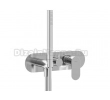 Встраиваемый смеситель для душа и ванны Ravak Eleganta EL 068.00CR.O3+S С ВНУТРЕННЕЙ ЧАСТЬЮ, хром