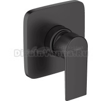 Встраиваемый смеситель для душа и ванны Hansgrohe Vernis Shape 71658670 С ВНУТРЕННЕЙ ЧАСТЬЮ, матовый черный