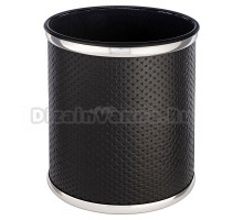 Мусорное ведро Geralis M-PBH-SS PUNTO черное, хром, 20 л