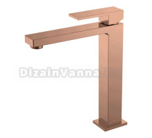 Смеситель для раковины Boheme Qubic 472-CB copper brushed