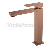 Смеситель для раковины Boheme Qubic 472-BRB brushed bronze